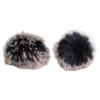 2Pcs Windscreen Muff for Tascam DR40 Recorders Microphone Windshield Windscreen Artificial Furs Wind Screen Furry