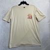 Grawell Mens T Shirt Beige S Sunset Graphic Crew Neck Pullover Short Sleeve