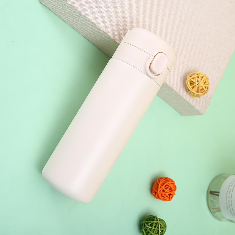 Simple Steel Snap Cover Pea Cup Handy Lock Vacuum Insulated Cup Water Cup Durable Durable Useful Useful Safe Safe