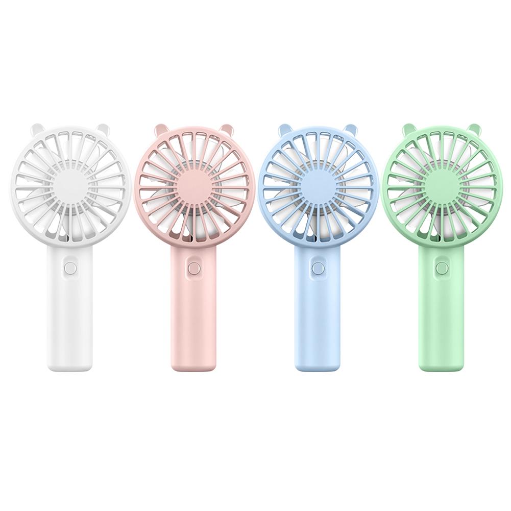 Eyelash Mute Cooler USB Rechargeable 300mAh Mini Desktop Air Cooler Outdoor Cooling Fan for Desktop Student Dormitory Office