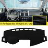 Car DashMat Dashboard Cover Non-slip Sun Protector Mat For Toyota Vios 2014-17