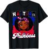 Haitian Princess Ayiti Pride Haiti Flag Day Girls Gifts T-Shirt  ON TREND Unisex T-Shirt