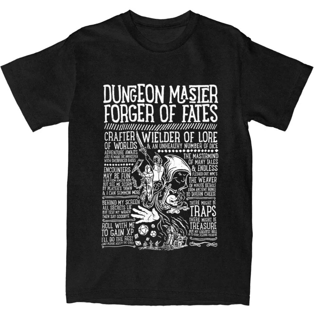 Dungeon And Dragon Inspirerad Herr Dam T-shirt Tärningsspel Räkna Vintage T-shirt T-shirts Ny Ankomst Kläder