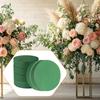 6 Pieces Round Floral Foam Blocks Wet Dry,Floral Foam,for Fresh Flower,Florist Supplies Plant