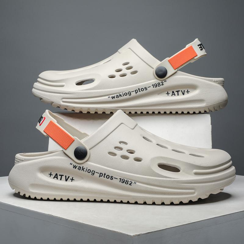 Fashion Classic Summer Clogs Men Slippers Breathable Garden Shoes Outdoor Comforty Beach Slippers Home Slippers Antiskid Slippers