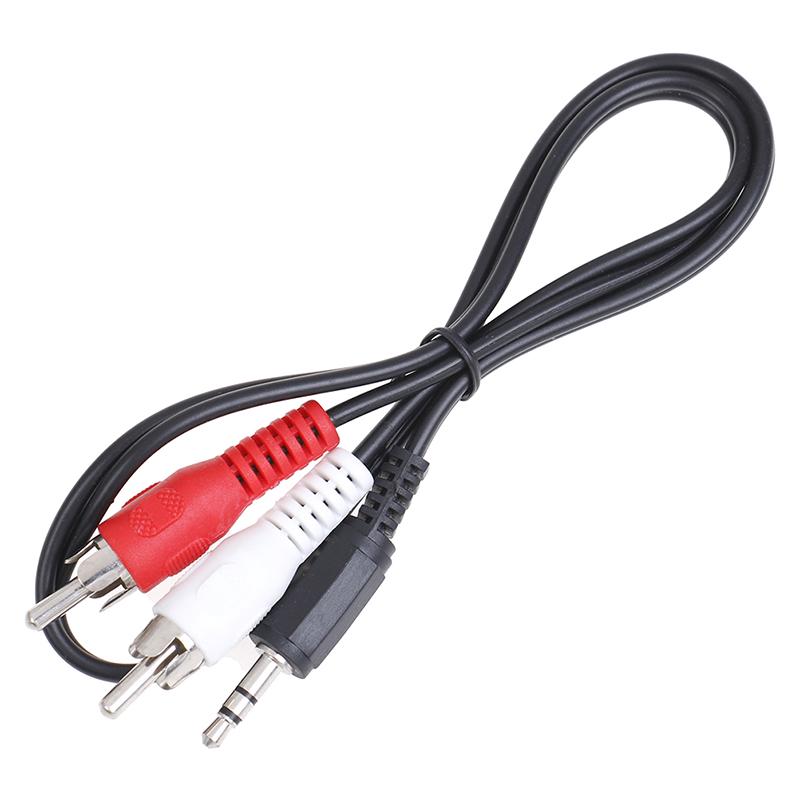 3,5 mm-es Jack Mini Plugto 2 Rca apa sztereó Ohono audio hangszóró adapter kábel