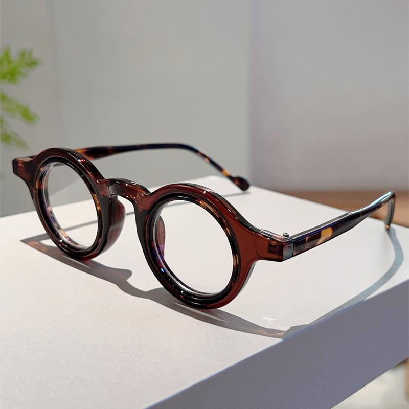 Vintage Round Glasses Men New in Retro Blue Light Blocking Optical Frames Women Trendy Candy Color Rim Eyeglasses