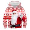 Nové Detské Mikiny Chlapci Dievčatá Vianočná Potlač Kostým Detské Oblečenie Rodinná Párty Santa Claus Detské Pulóvre Bundy