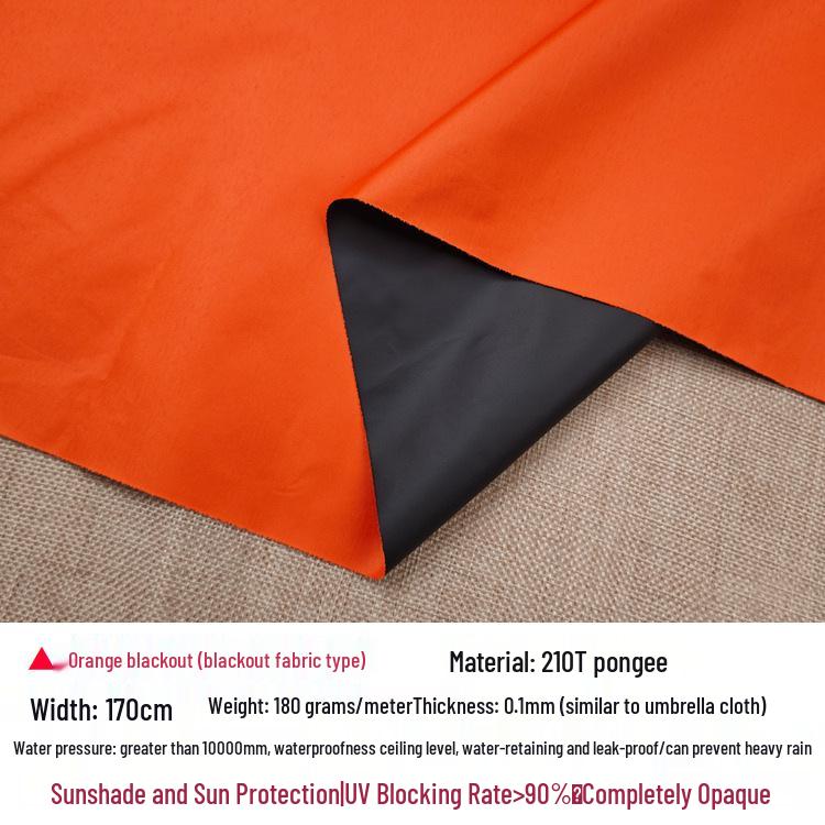 Durable Blackout Waterproof Car Sunshade & Sun Umbrella Black Glue & Rainproof Silk Fabric