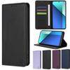 Magnetic Card Slot Flip Leather Case For Xiaomi Redmi Note 14 Pro 13 12 12S 11 11S 10 9 Pro 8 8T 7 Wallet Skin Friendly Strong