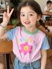 Haine Fete Vară Tricou cu Imprimeu 3D Kawaii Pisică Grafică Haine Copii Fete Outdoor Mânecă Scurtă Casual Top Copii pentru Fete