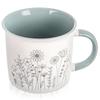 Porcelain Mug for Hot and Cold Drinks for Coffee, Tea, Herbs 400 Ml