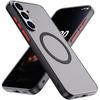 Capa Híbrida Magnética Forte à Prova de Choque Para Samsung Galaxy S24 S23 S21 FE S22 Ultra Plus Transparente Fosca Capa Macia
