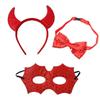 Anna Prinzessin Halloween Kostüm Zubehör Mit Plastik Teufelshorn Stirnband Für Cosplay Party