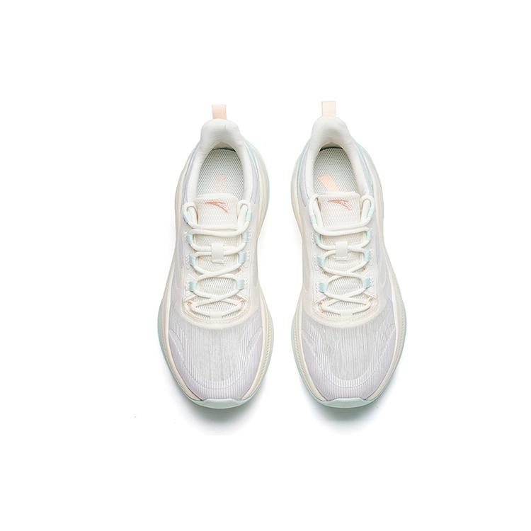 Anta Variety Training Collection Slip Resistant Cushioning Abrasion Resistant Low Top Training Shoes Women's White Blue 122227756-2