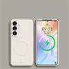 Original Liquid Silicone Magnetic Wireless Charge Case For Samsung Galaxy S25 S24 Ultra S23 S22 S21 For Magsafe Shockproof Cover