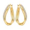 925 Sterling Silber Exquisiter Mehrschichtiger Ohrring Schmuck Vielseitige Creolen für Damen Schmuck Feines Geburtstagsfeier Geschenk