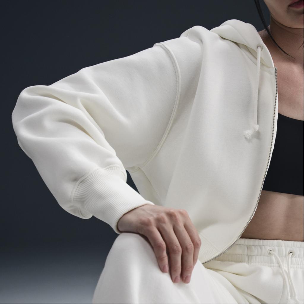 Nike Sportswear FW25 Versatile Comfortable Fashion Hooded Jacket Women Jackets White HJ0941133