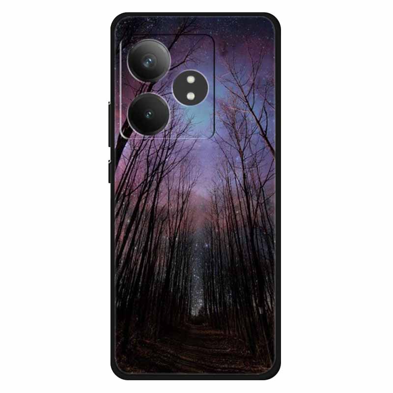 Funda For Realme GT 6T / GT 6 Cases Silicone Planet Painted TPU Soft Phone Back Cover For RMX3853 Protective Coque RMX3851  GT 6