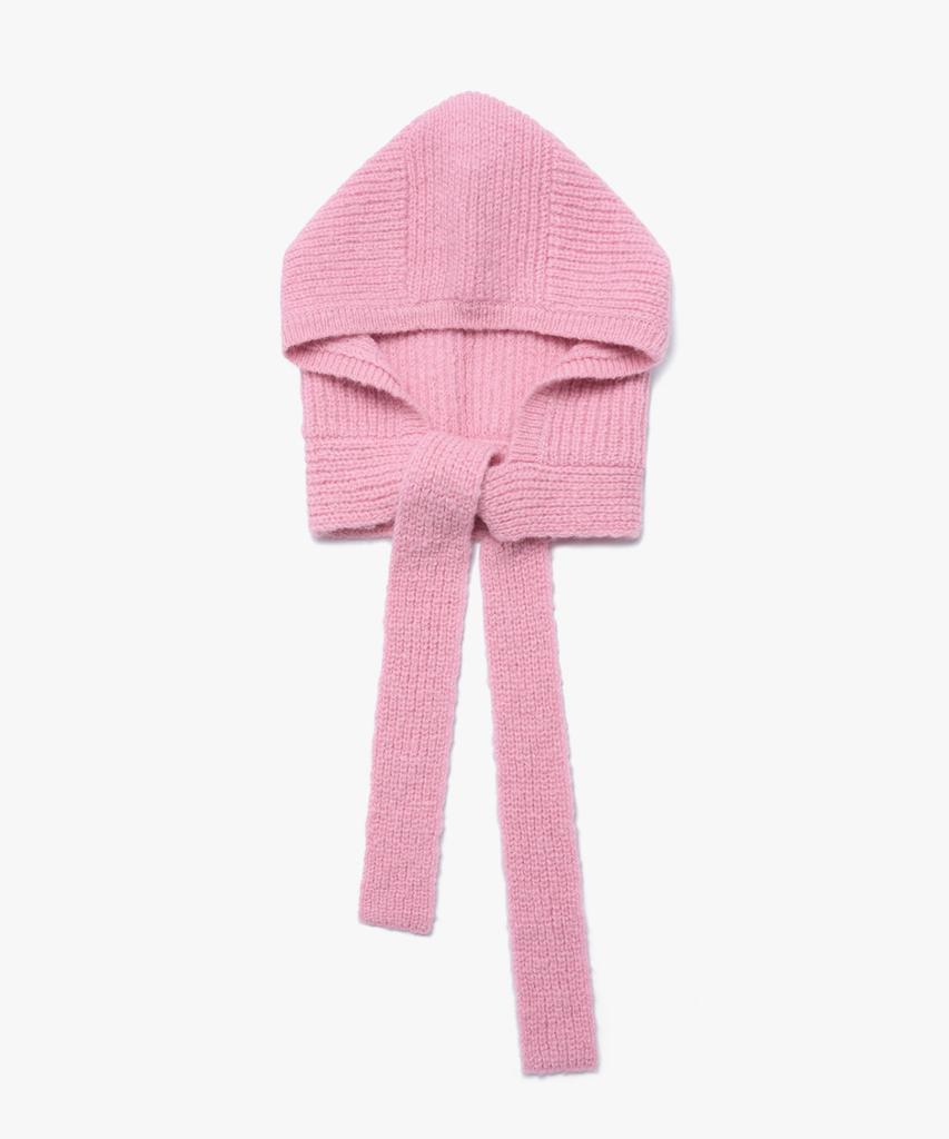 38COMEONCOMMON Alpaca Blend Balaclava Muffler (Pink)