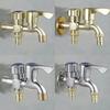 Dual-Outlet Engineering Alloy Washing Machine Faucet with Extended Design for Mop Pools