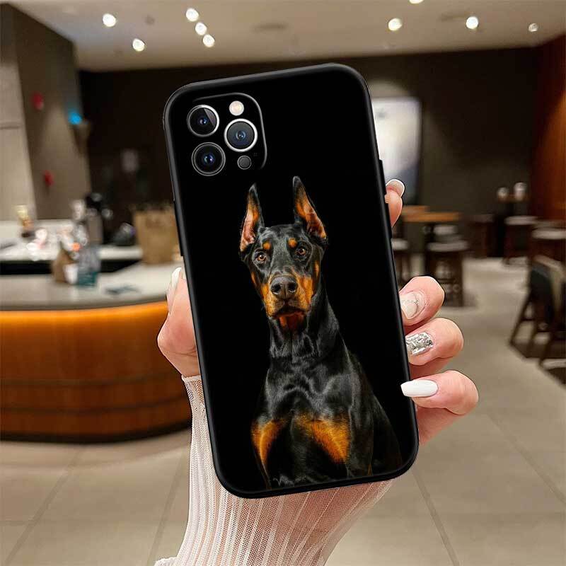 Rottweiler Doberman Guard Dog Phone Case for Xiaomi Poco C40 C51 C50 C55 C65 C71 C75 C85 F8 F7 F6 F5 F3 F2 X7 X6 X4 X3 X2 M7 M6 M5 M4 M3 M2 Pro