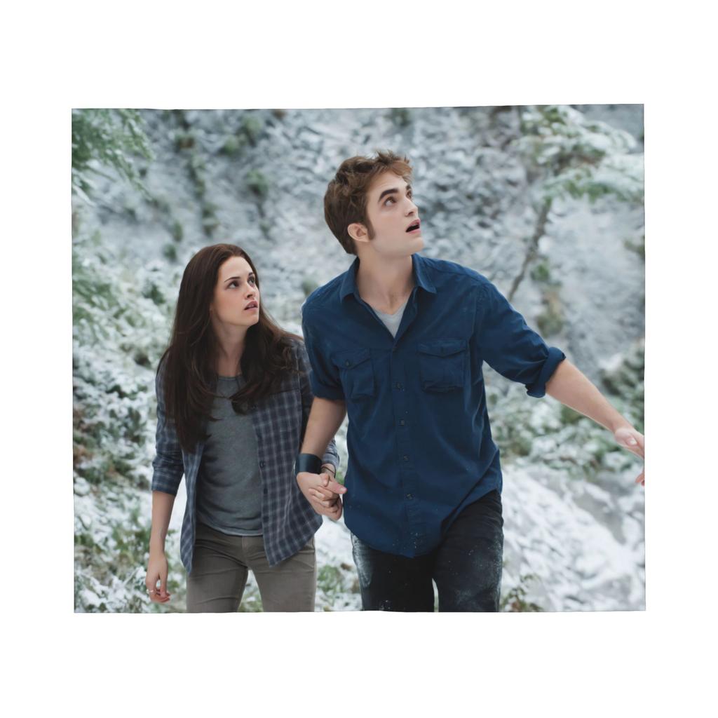 Die Twilight Saga Filmdecke Korallenfleece Plüsch Druck Multifunktionale Super Weiche Wohndecke für Zuhause Reise Bettüberwürfe
