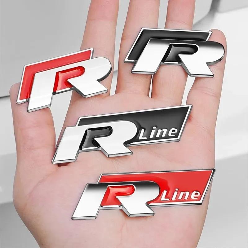 RUNTB1 Car Front Grill Trunk Auto Emblem Sticker Accessories For VW Scirocco Polo T5 Passat B6 Golf Tiguan Jetta CC Beetle GTI Touareg