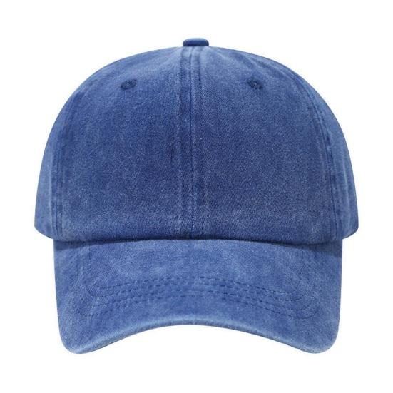 Basebollkeps Mjuk Topp Justerbart Spänne Tvättad Sliten Solhatt Retro Gatustil Herr Dam Basebollkeps