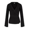 Urban Classics Damen Feinstrick Wickelcardigan