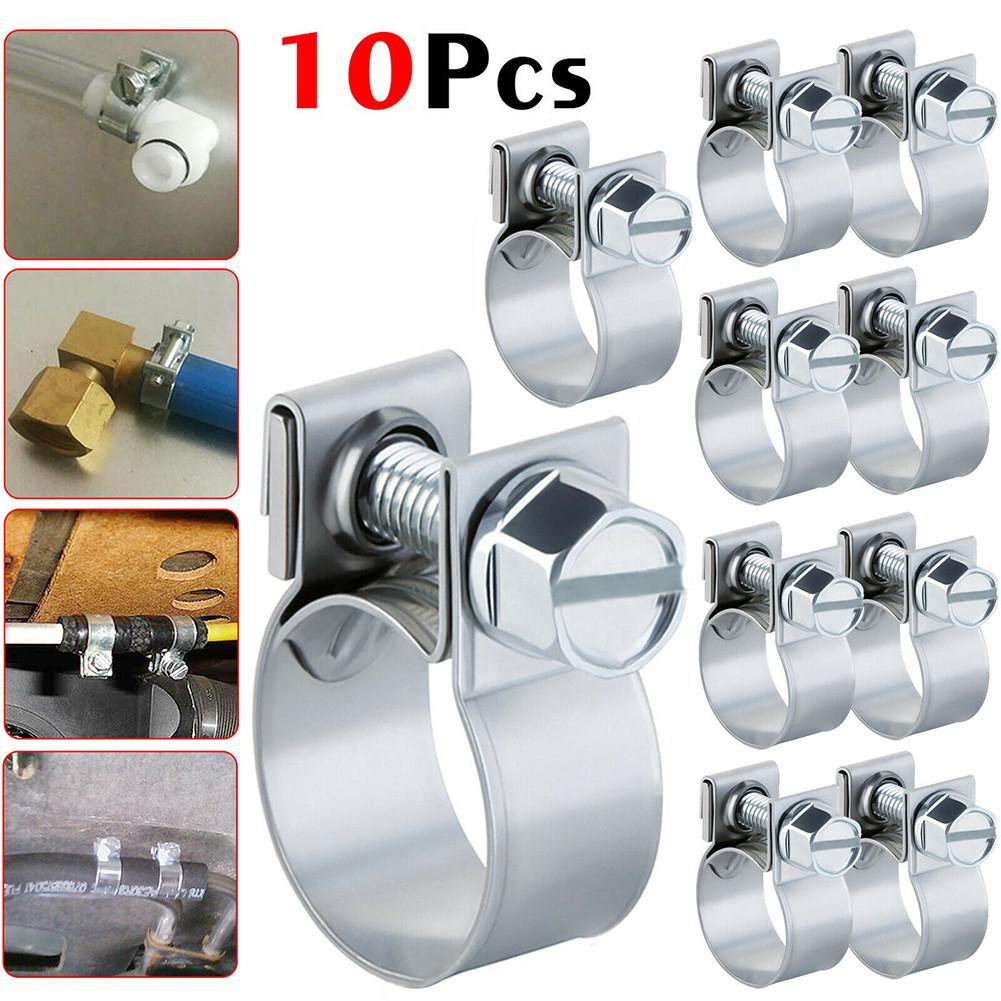 Fitting Hose Clamp Fuel Line Mini Parts Petrol Pipe