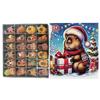 Calendrier de l'Avent Jouets Calendrier Cadeau de Noël Adorable Ensemble de Jeu Capybara Calendrier Ludique de Compte à Rebours de Noël Pour Bureaux Cadeau Pour