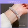 Geometric Silver Copper Cuff Bracelet With Sparkling Embellishments For Daily Wear