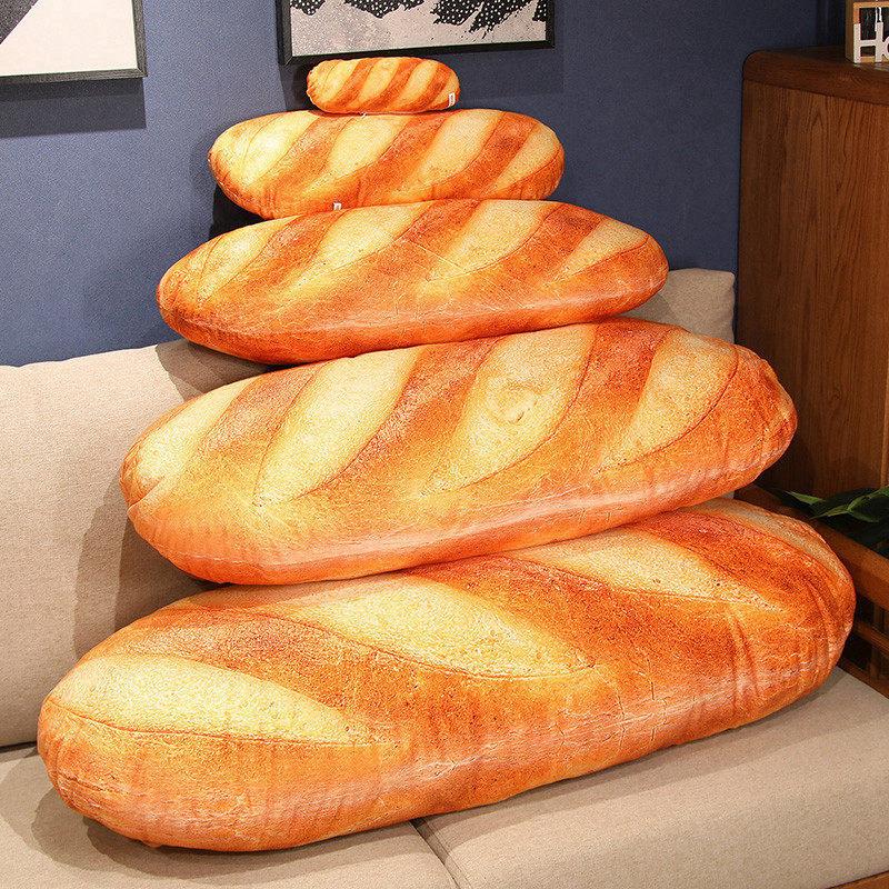 Weiche Simulation Brot Kissen Plüsch Spielzeug Butter Brot Kissen Kissen Mädchen Schlaf Clip Beine Lange Kissen
