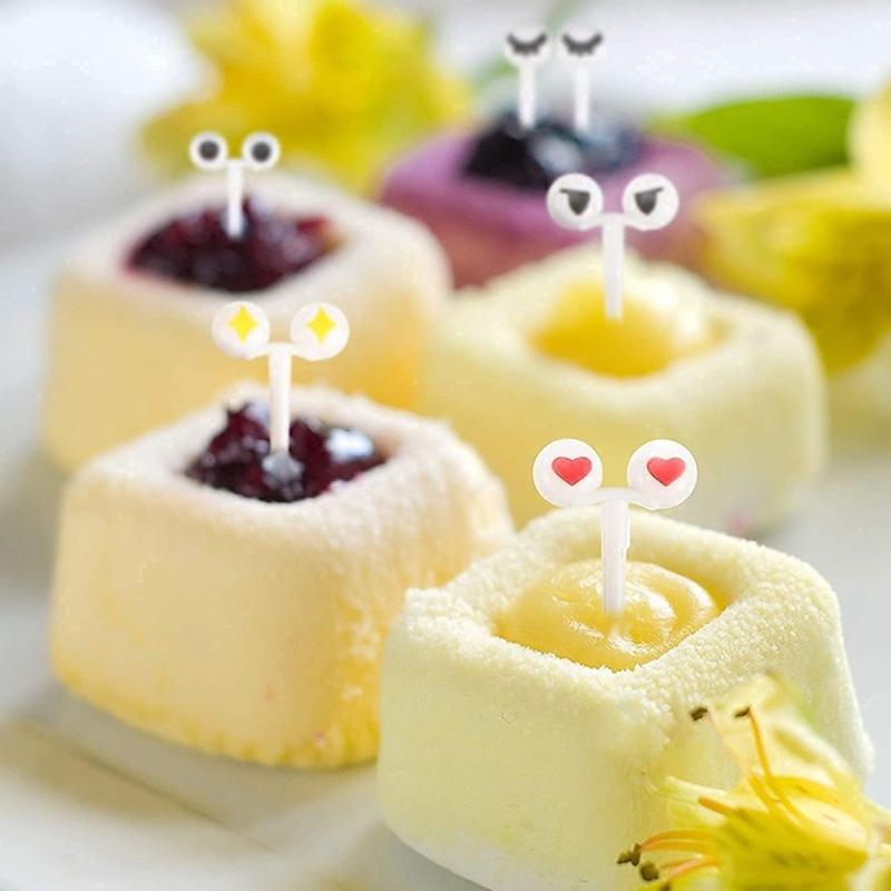 52 Stücke Mini Cartoon Tier Obst Gabel Kinder Dessert Gabel Party Dekoration