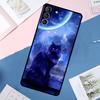 Witches Cat Moon Case For Samsung Galaxy S24 Ultra S21 S22 S23 S25 Ultra S9 S10 Plus S20 FE S25 FE Back Cover