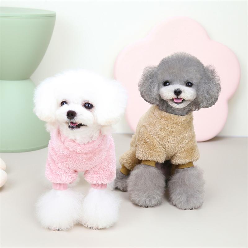 Salopetă de iarnă pentru cățeluș, moale și călduroasă, haine pentru câini mici și mijlocii, pijama, haină pentru Chihuahua, Pug, Yorkies, salopetă, îmbrăcăminte pentru animale de companie