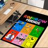 Regenbogenfreunde Teppich, für Bürostuhl Wohnzimmer Schlafzimmer Küchenraum Dekor Geschenke.