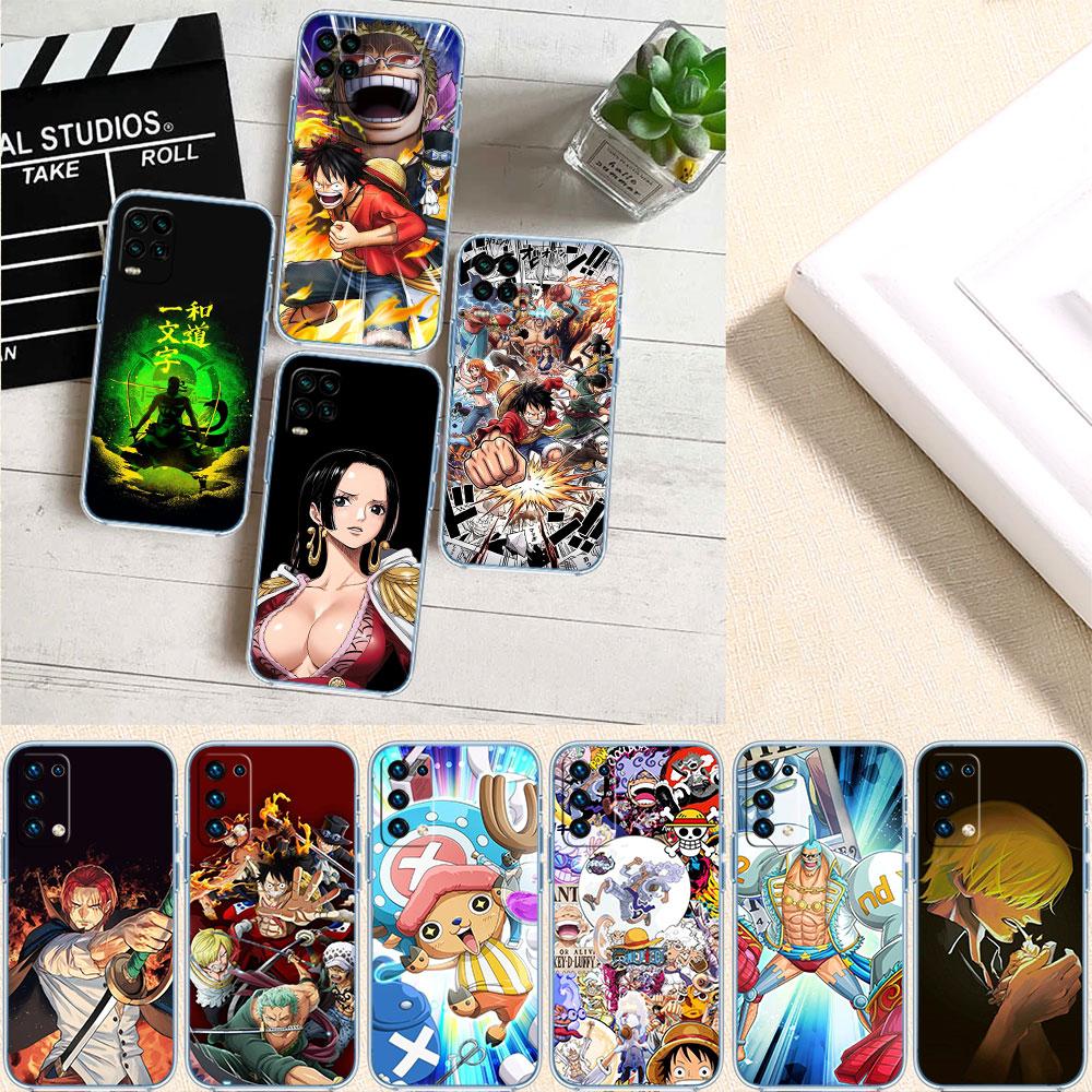 Anime One Piece Soft Shell Transparent Phone Case for Samsung Galaxy A04 A04S A14 A23 A34 A54 M23 M33 M52 M53