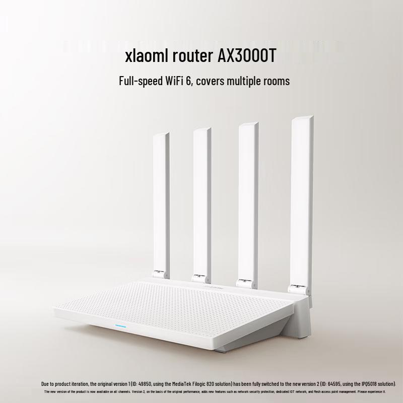 נתב Xiaomi AX3000T Wi-Fi 6 (גרסת CN)