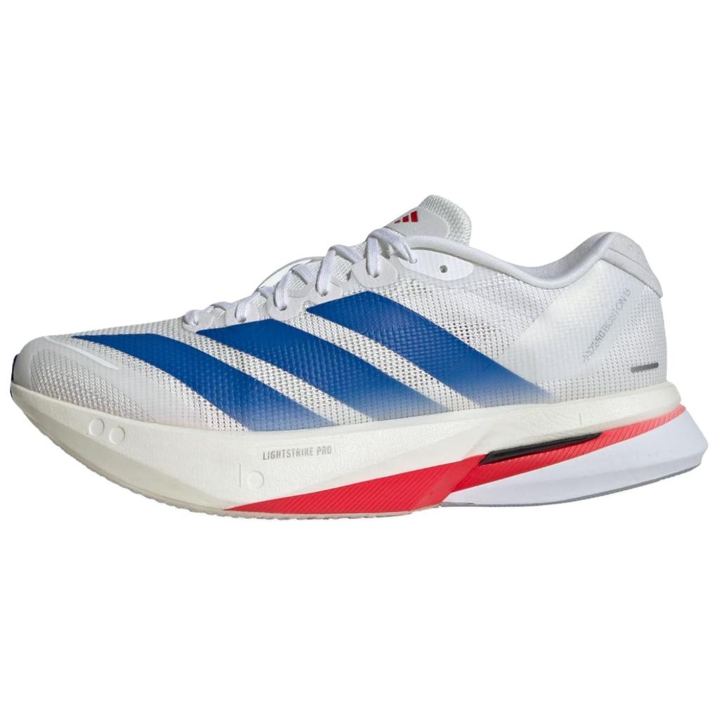 adidas Adizero Boston 13 Breathable Casual Running Shoes Women's White Blue JP9248