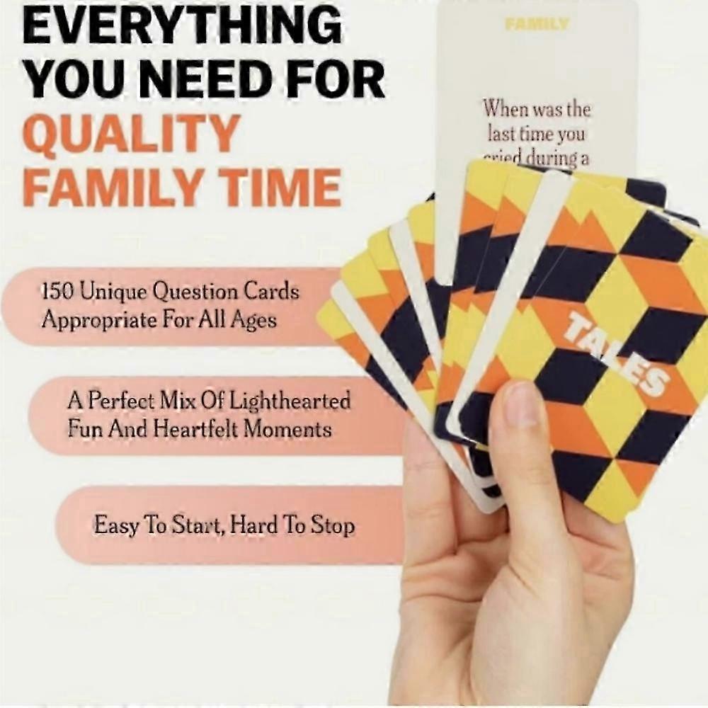 150 Conversation Starter Cards Family Edition for Family Gathering Party Travel New