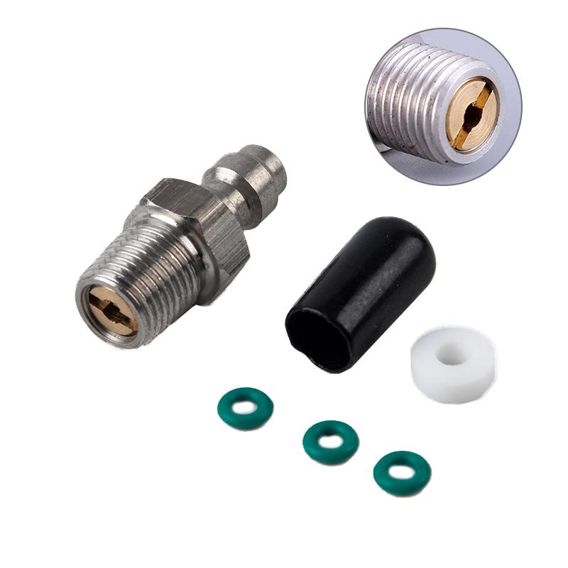Pcp Paintball Pneumatische Snelkoppeling 8Mm M10X1 Mannelijke Stekker Adapter Fitting 1/8Npt