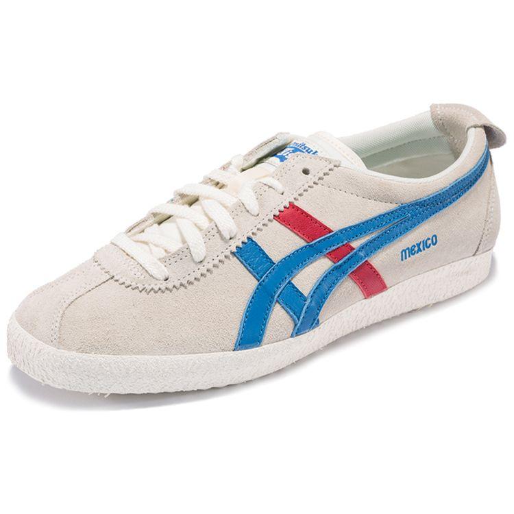 ONITSUKA TIGER Leather Mexico Delegation Comfortable Breathable Retro Casual Slip Resistant Durable Low Top Sneakers Unisex Sneakers D639L-0142
