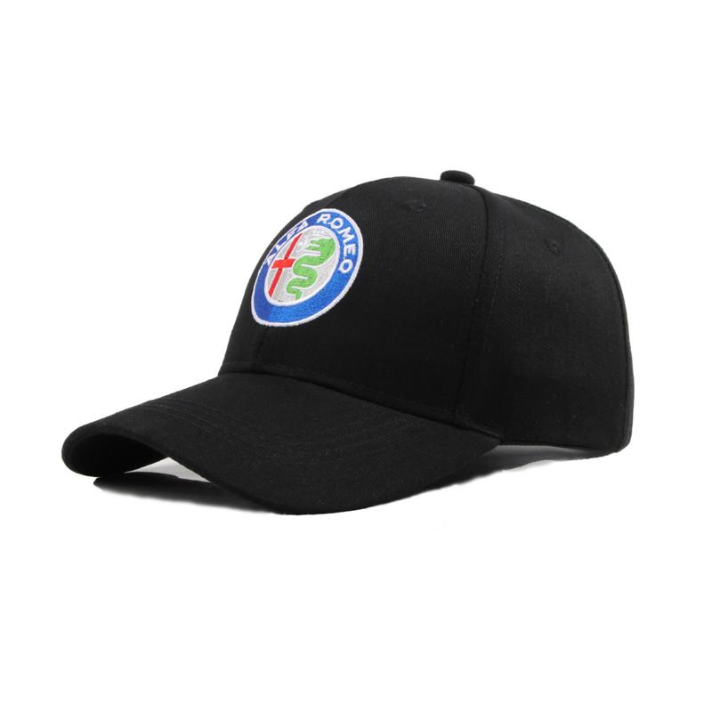 For Style Alfa Romeo Car Hat Trend Handsome Racing Team Locomotive Caps Duck Tongue Baseball Unisex Style Cap Club Active Hat