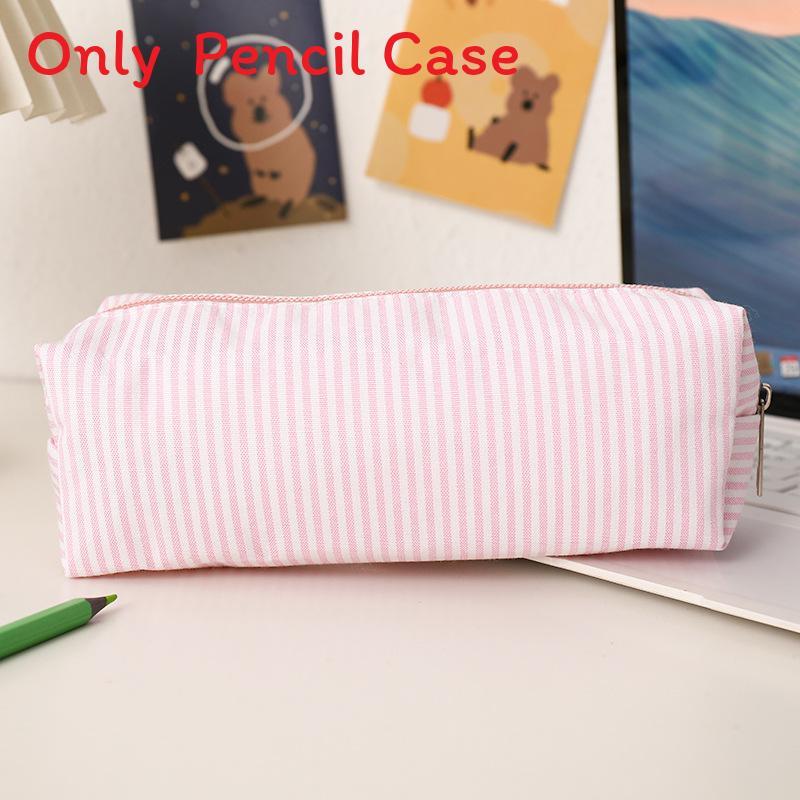 Student Organizer Pen Case With Polyester Fabric Large Capacity Travel Storage For Desk And School Supplies