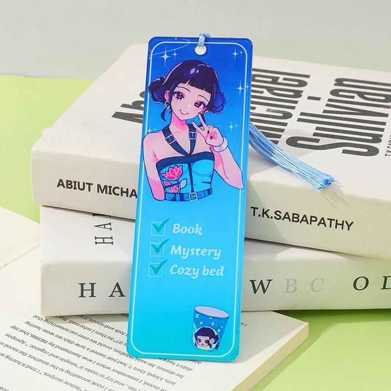 Bookmarks Cartoon Anime Stationery Supplies School Book Page Markers Kawaii Book Accessories for BookwormsDemon Hunters Huntrix