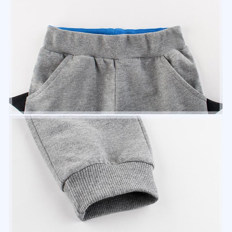 Boys' Casual Pants Cartoon Dinosaur Solid Color Children's Sports Trousers