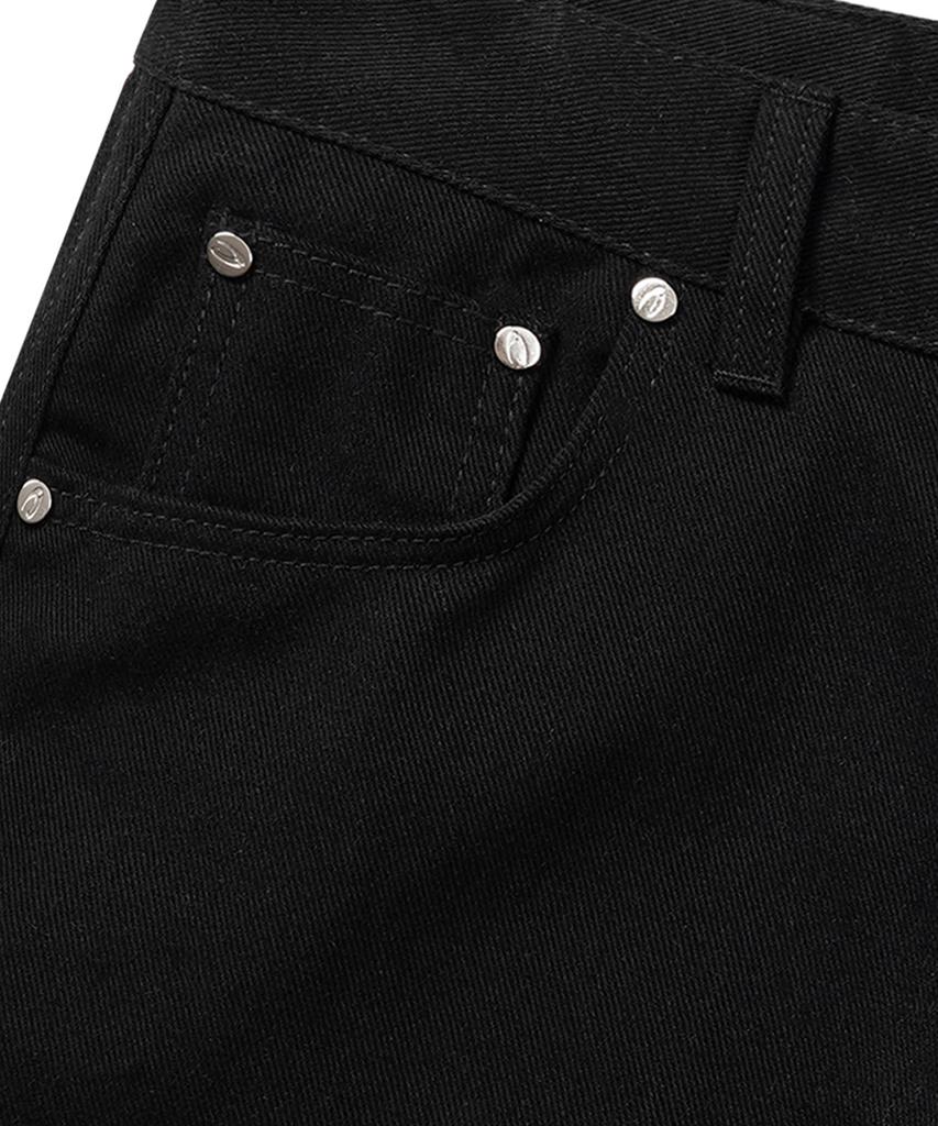 LERENNE Curved Cargo Pants - Black