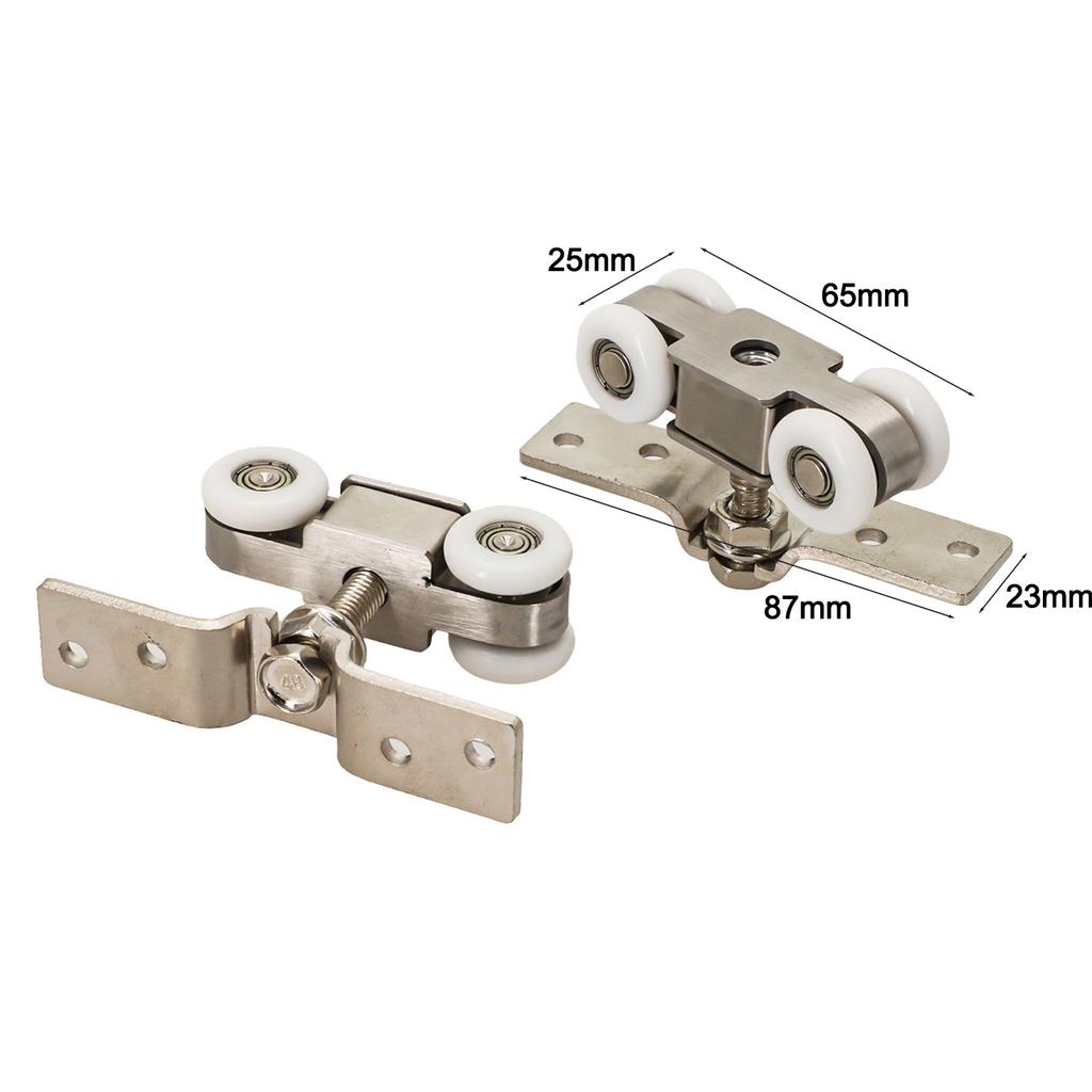 Mute Door Track Nylon Wheel Sliding Door Stainless Steel